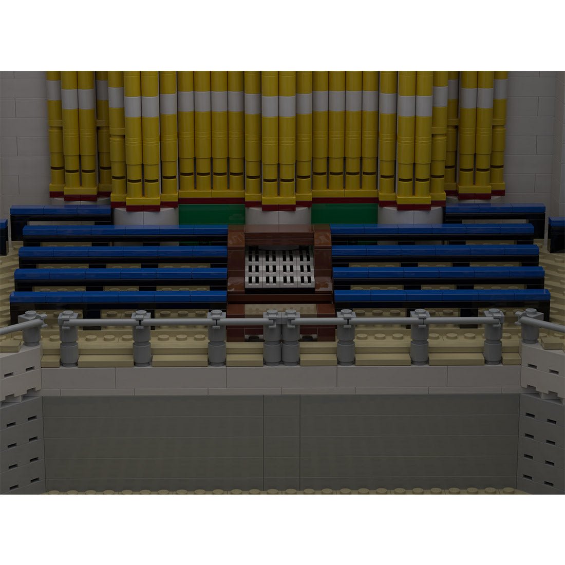 MOC - 96640 Birmingham Town Hall (with interior) Klemmbausteine - LesDiy - Klemmbausteine