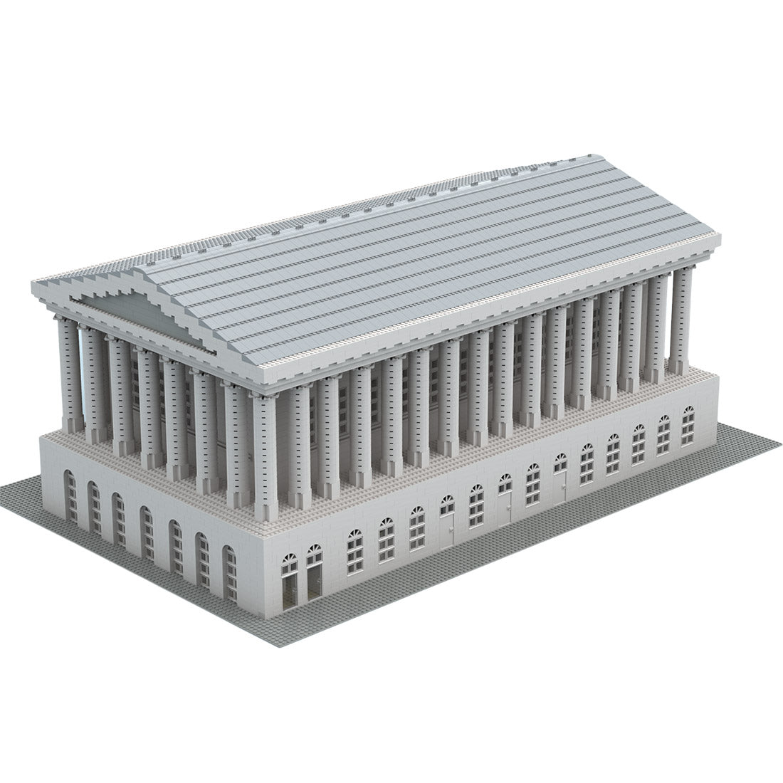 MOC - 96640 Birmingham Town Hall (with interior) Klemmbausteine - LesDiy - Klemmbausteine