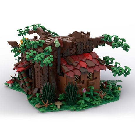 MOC - 98101 Medieval Forest Fairy Cottage Klemmbausteine - LesDiy - Klemmbausteine