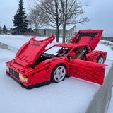 MOC - 98925 Ferrari Testarossa Klemmbausteine - LesDiy - Klemmbausteine