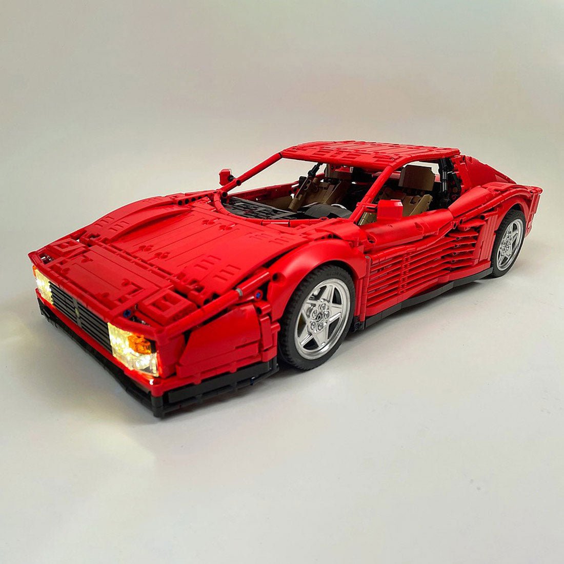 MOC - 98925 Ferrari Testarossa Klemmbausteine - LesDiy - Klemmbausteine