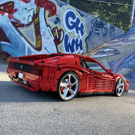 MOC - 98925 Ferrari Testarossa Klemmbausteine - LesDiy - Klemmbausteine