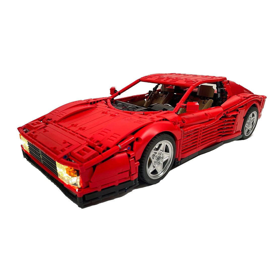 MOC - 98925 Ferrari Testarossa Klemmbausteine - LesDiy - Klemmbausteine