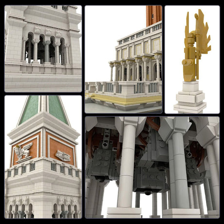 MOC - 99638 1/50 St - Mark's Bell Tower Klemmbausteine - LesDiy - Klemmbausteine