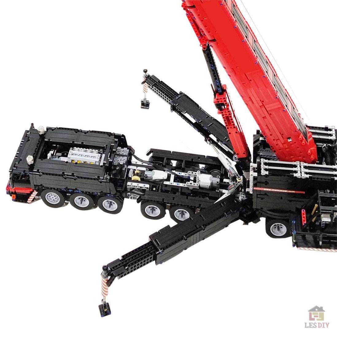 MOC LTM1750 - 9.1 All - Road - RC - Kran mit 12 Motoren Klemmbausteine - LesDiy - Klemmbausteine