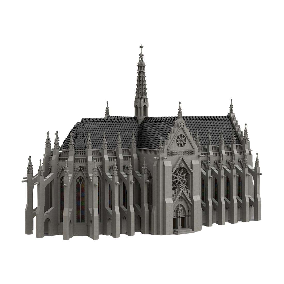 MOC Sint - Remigiuskerk Klemmbausteine - LesDiy - Klemmbausteine