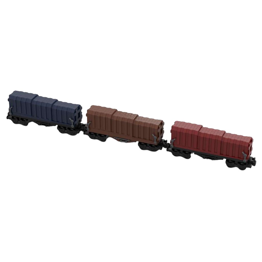 MOC Train Car Klemmbausteine - LesDiy - Klemmbausteine
