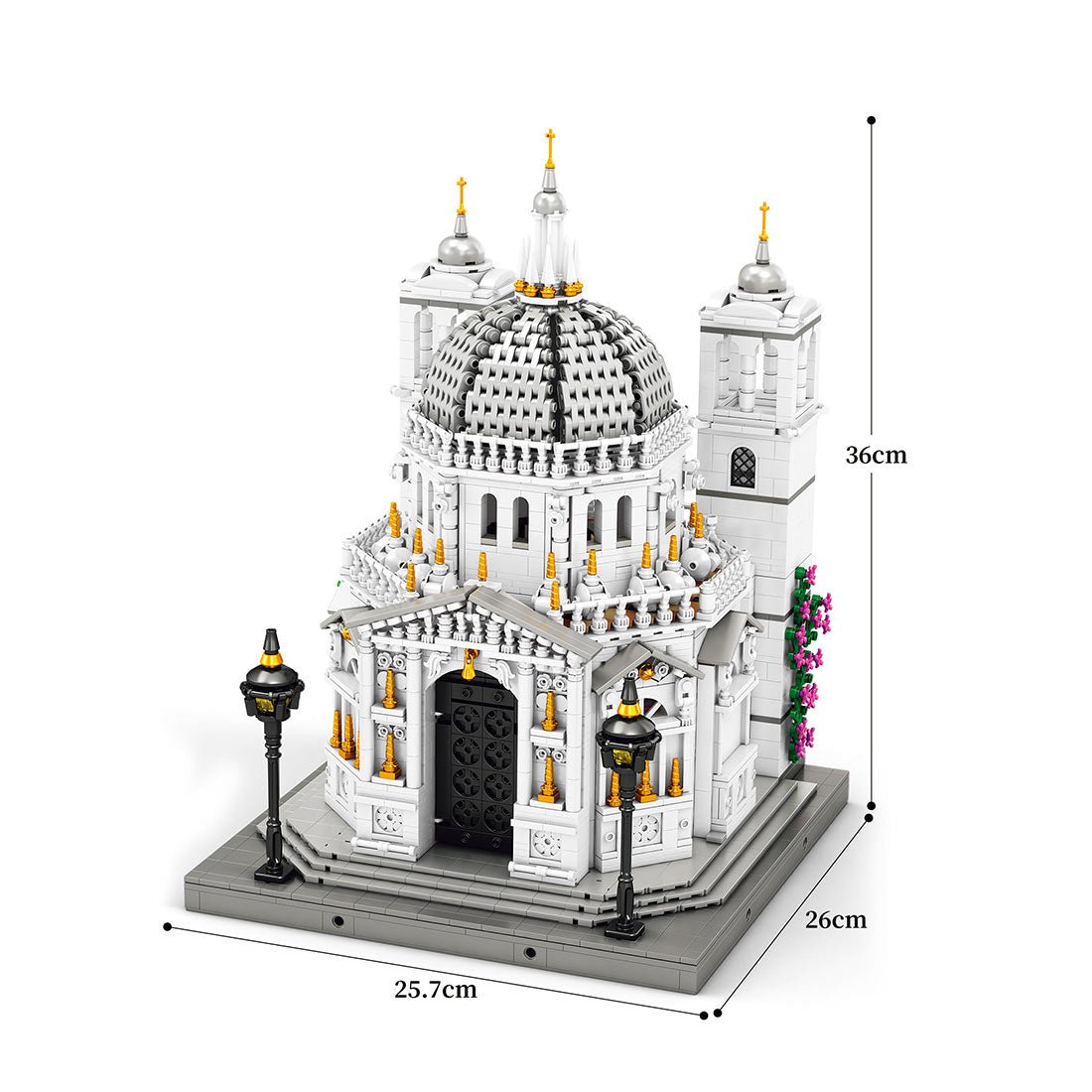 Mocsage 1/180 Scale Venetian Church Klemmbausteine - LesDiy - Klemmbausteine