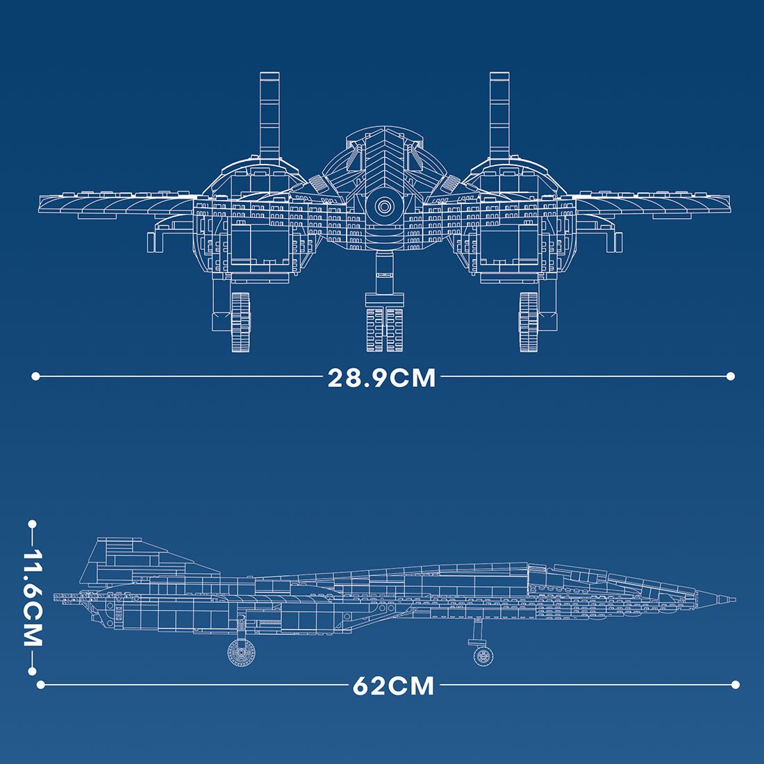 Mocsage 1/35 Darkstar SR - 72 UAV Klemmbausteine - LesDiy - Klemmbausteine