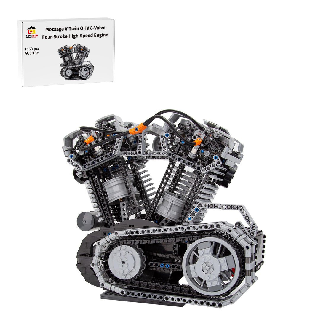 Mocsage Harley V-Twin OHV 8-valve four-stroke high-speed engine