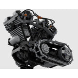 Mocsage Harley V - Twin OHV 8 - Ventil - Viertakt - Hochgeschwindigkeitsmotor Klemmbausteine - LesDiy - Klemmbausteine