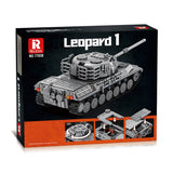 Mocsage Leopard-Panzer im Maßstab 1:26 Klemmbausteine-LesDiy-Klemmbausteine