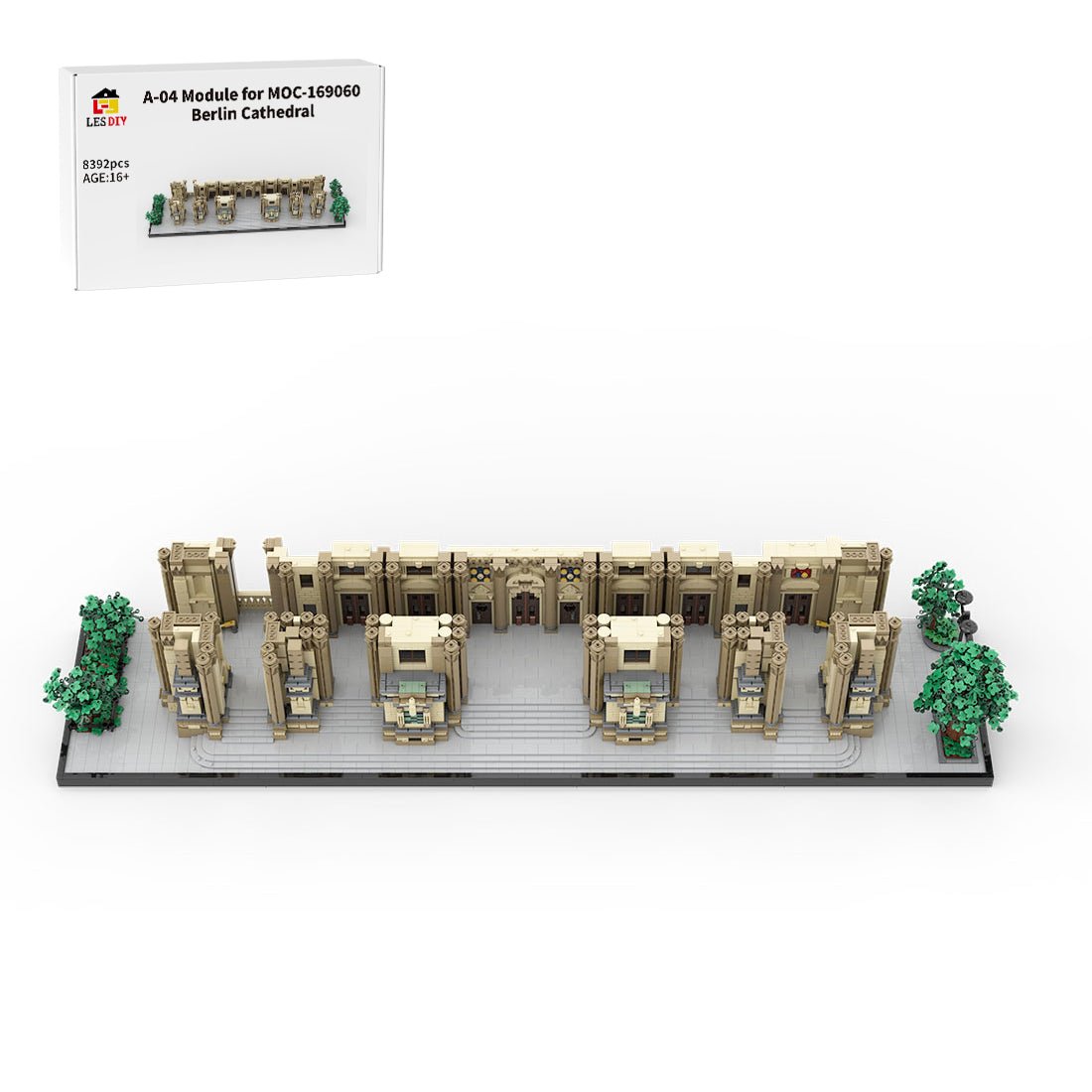 Modul des Deutschen Berliner Doms A4 Klemmbausteine - LesDiy - Klemmbausteine