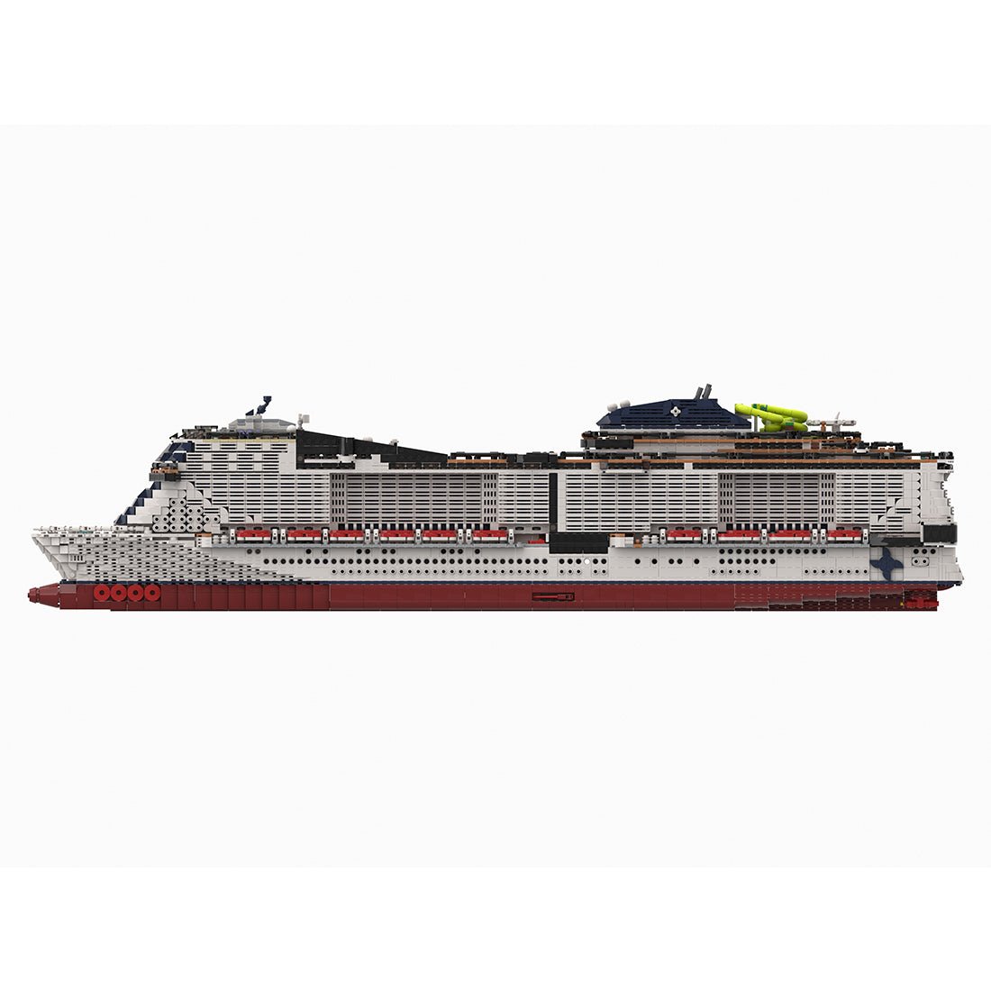 MSC – erstes italienisches Kreuzfahrtschiff „Grandiosa Active“ Klemmbausteine - LesDiy - Klemmbausteine