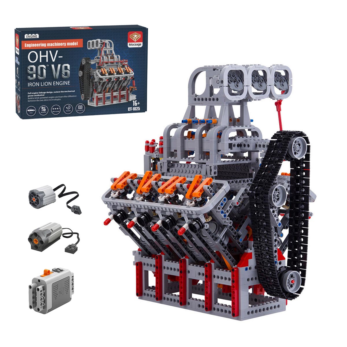 OHV 5.0LV8 Klemmbausteine - LesDiy - Klemmbausteine