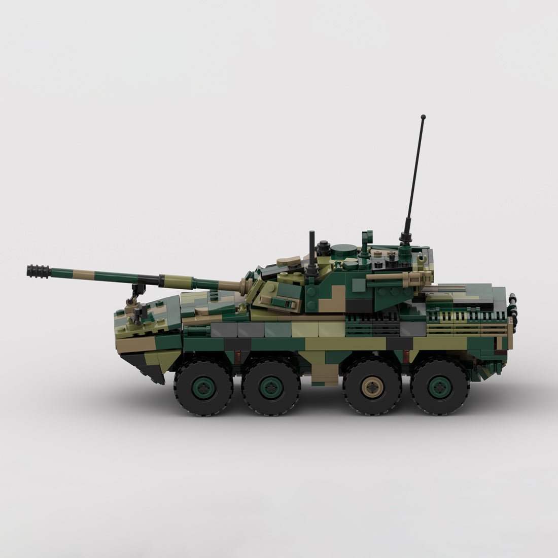 Wheeled Assault Gun MOC Military Building Blocks - LesDiy