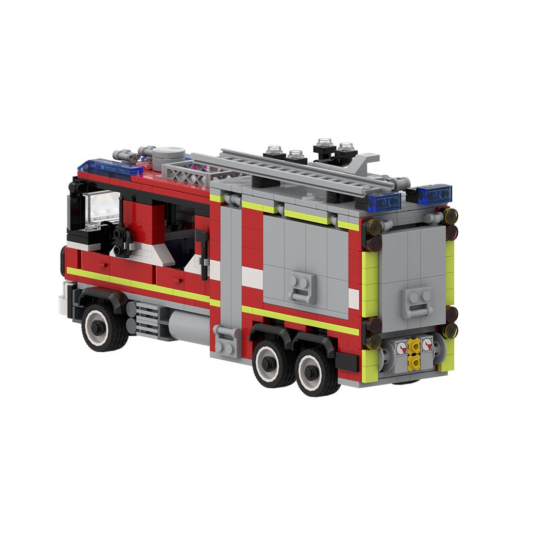 Realistic Emergency  Fire Truck Klemmbausteine - LesDiy - Klemmbausteine