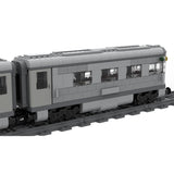 Santa Fe Super Chief Blue Locomotive Train Klemmbausteine - LesDiy - Klemmbausteine