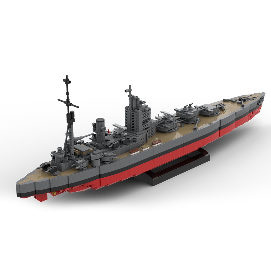Battleship Rodney in 1:300 scale from the British military of the