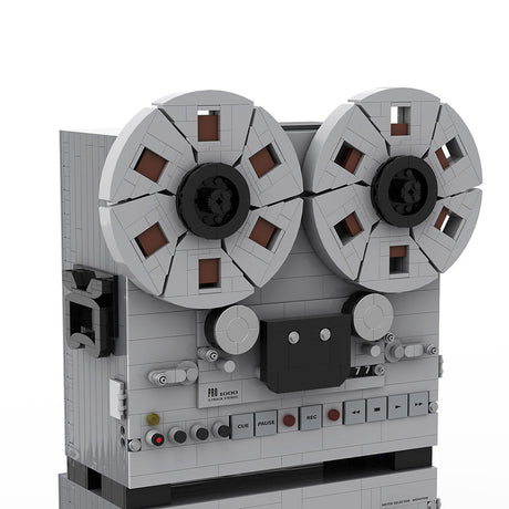 Semi - Professional Open - Reel Tape Recorder Klemmbausteine（Dynamic Version） - LesDiy - Klemmbausteine