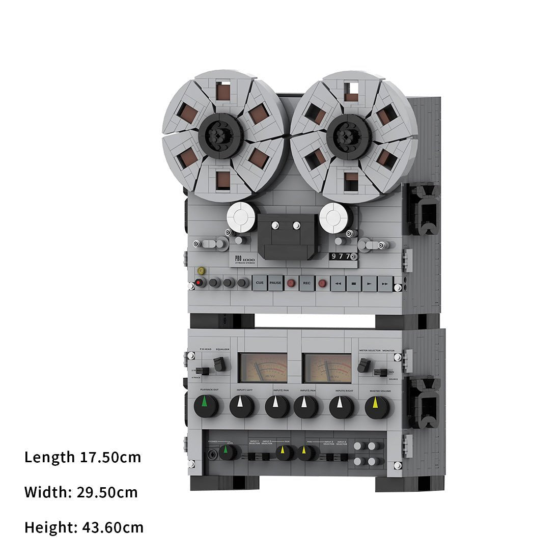 Semi - Professional Open - Reel Tape Recorder Klemmbausteine（Dynamic Version） - LesDiy - Klemmbausteine