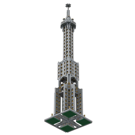 Square Base Pointed Top Tower Klemmbausteine - LesDiy - Klemmbausteine