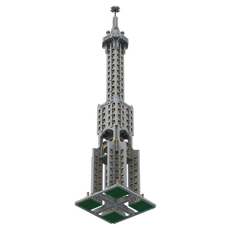 Square Base Pointed Top Tower Klemmbausteine - LesDiy - Klemmbausteine