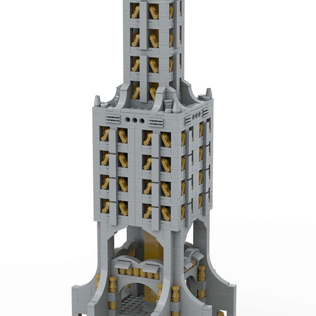 Square Base Pointed Top Tower Klemmbausteine - LesDiy - Klemmbausteine