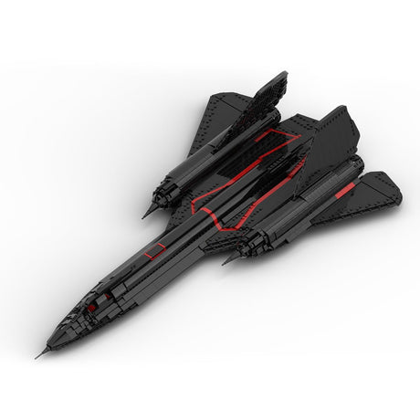 SR-71-Höhenaufklärungsflugzeug Klemmbausteine-LesDiy-Klemmbausteine