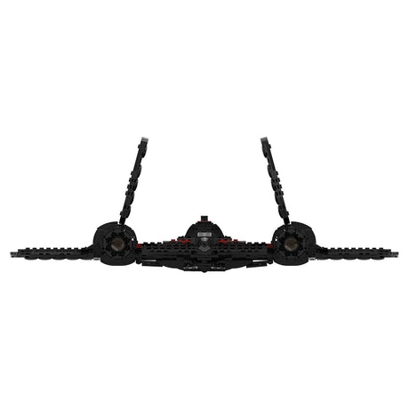 SR-71-Höhenaufklärungsflugzeug Klemmbausteine-LesDiy-Klemmbausteine