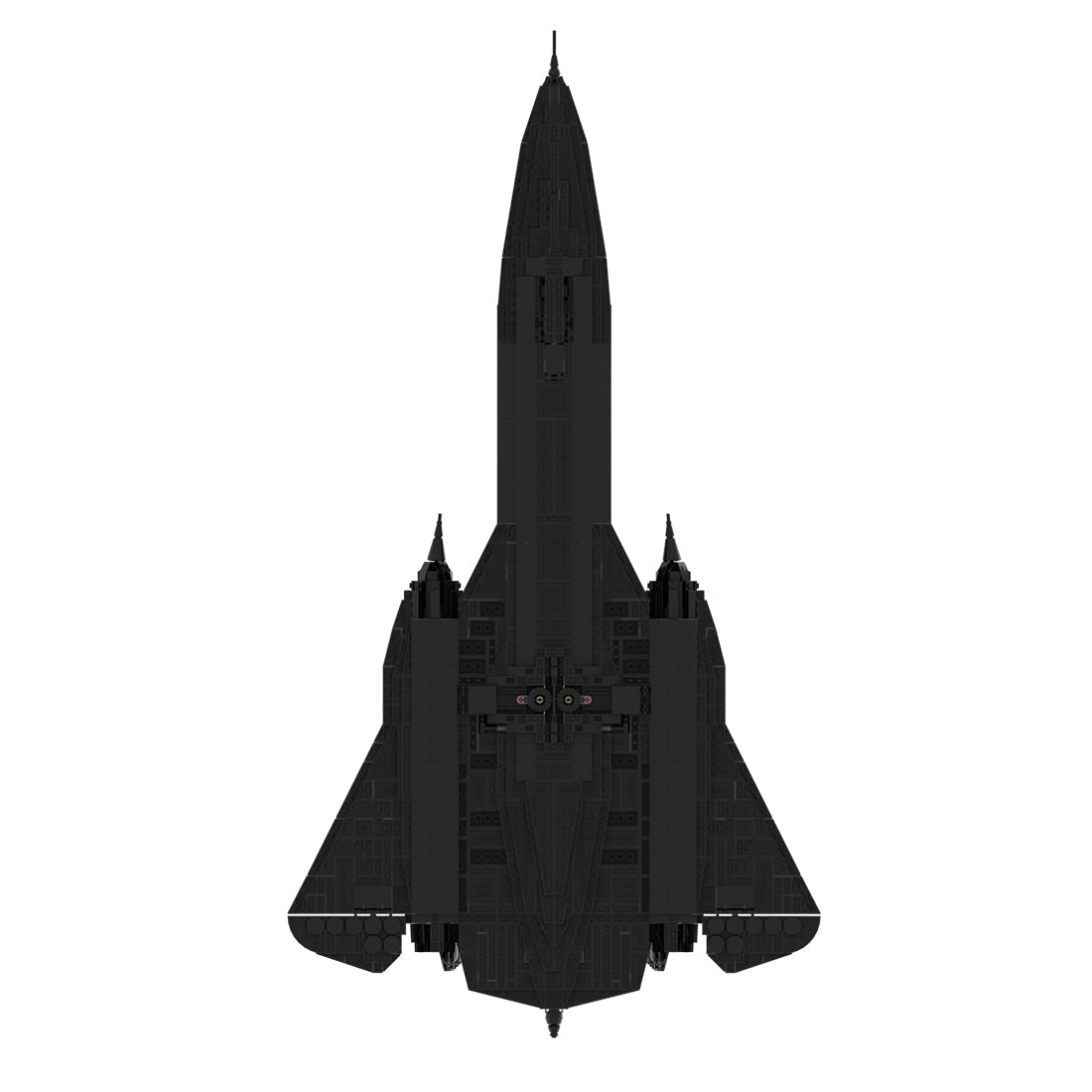 SR-71-Höhenaufklärungsflugzeug Klemmbausteine-LesDiy-Klemmbausteine