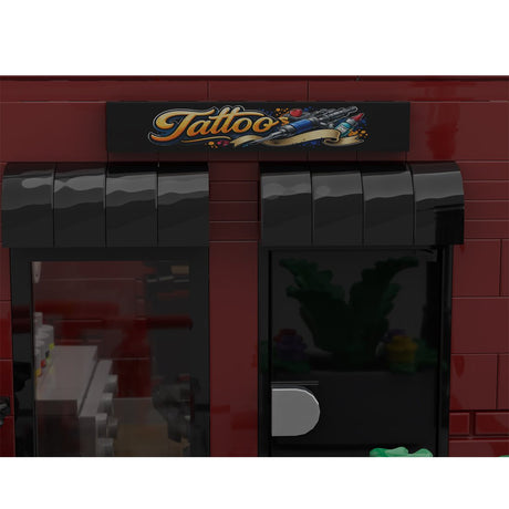 Street View Night ink Shop Klemmbausteine - LesDiy - Klemmbausteine