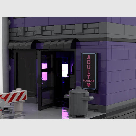 Street View Night Shop - Boutique Klemmbausteine - LesDiy - Klemmbausteine