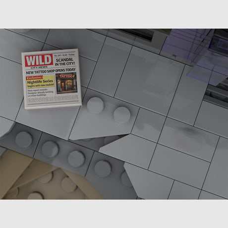 Street View Night Shop - Boutique Klemmbausteine - LesDiy - Klemmbausteine