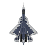 SU - 57 - Kampfflugzeug Klemmbausteine - LesDiy - Klemmbausteine