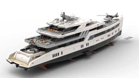 The Majestic Yacht Klemmbausteine - LesDiy - Klemmbausteine