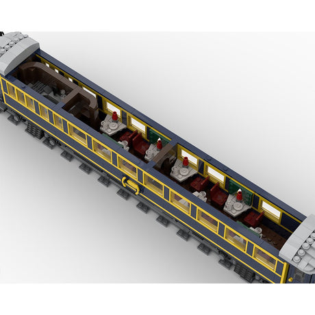 The Orient - Express of CIWL Train Klemmbausteine（Expansion Set） - LesDiy - Klemmbausteine