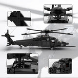 UH60M Black Hawk Military Copter Klemmbausteine - LesDiy - Klemmbausteine