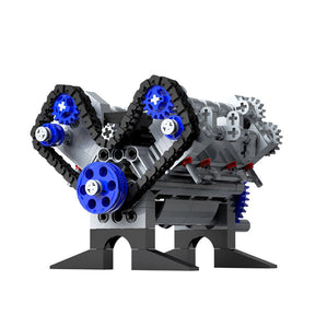 V8 Mini Engine Klemmbausteine - LesDiy - Klemmbausteine