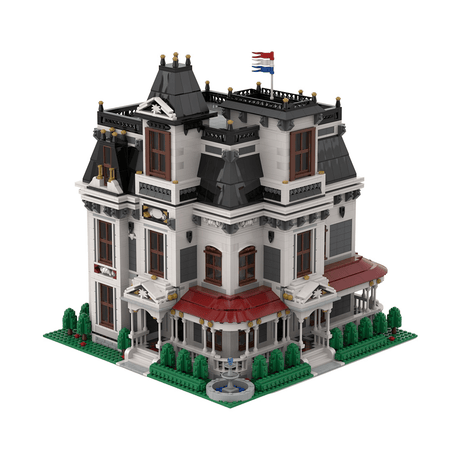 Victorian Garden Mansion Bolivian Style Architectural Klemmbausteine - LesDiy - Klemmbausteine
