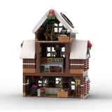 Weihnachtsschnee - Lebkuchenhaus Klemmbausteine - LesDiy - Klemmbausteine