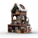 Weihnachtsschnee - Lebkuchenhaus Klemmbausteine - LesDiy - Klemmbausteine