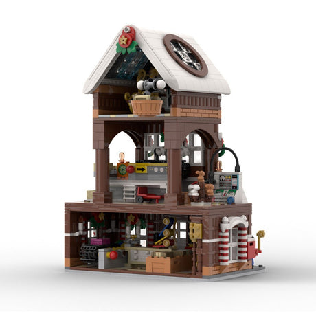 Weihnachtsschnee - Lebkuchenhaus Klemmbausteine - LesDiy - Klemmbausteine