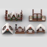 Weihnachtsschnee - Lebkuchenhaus Klemmbausteine - LesDiy - Klemmbausteine