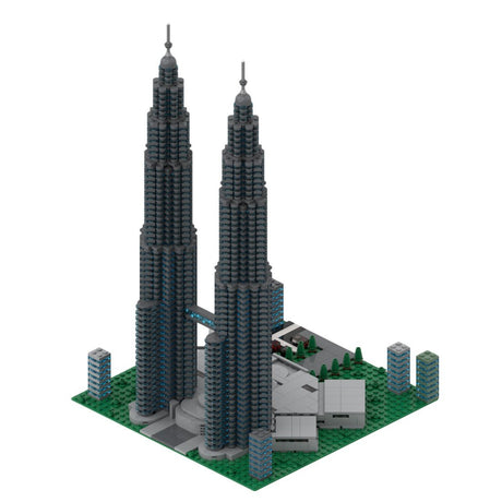 Weltberühmte Architektur Petronas Towers Klemmbausteine - LesDiy - Klemmbausteine