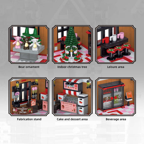 Workshop zum winterlichen Erdbeerdessert Klemmbausteine - LesDiy - Klemmbausteine