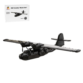 WWII PBY BlackCat Klemmbausteine - LesDiy - Klemmbausteine